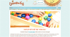 Desktop Screenshot of celebrationkids.net